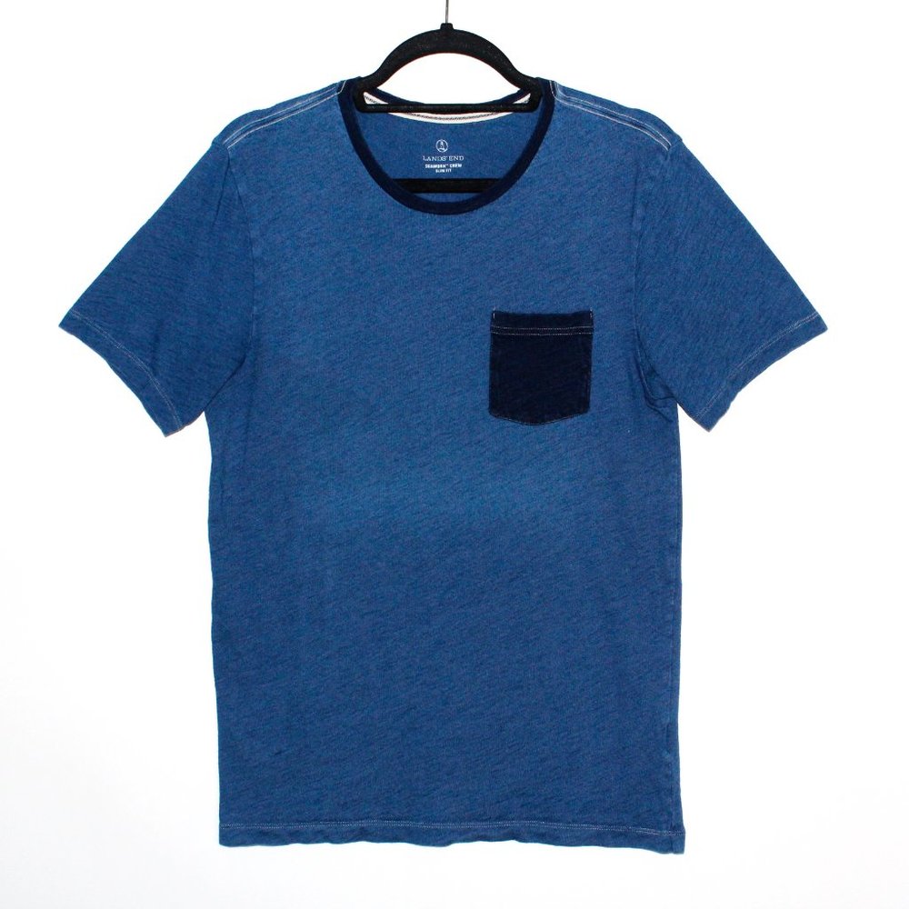 Lands' End Slim Fit "Seaworn Crew" T-Shirt